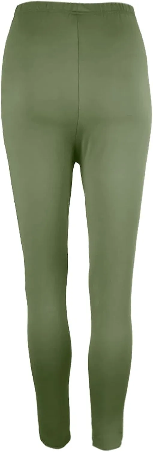 Yoga Leggings for Women High Waist Flare Pants Stretchy Soft Tummy Control Casual Bootcut Bottom Leggings